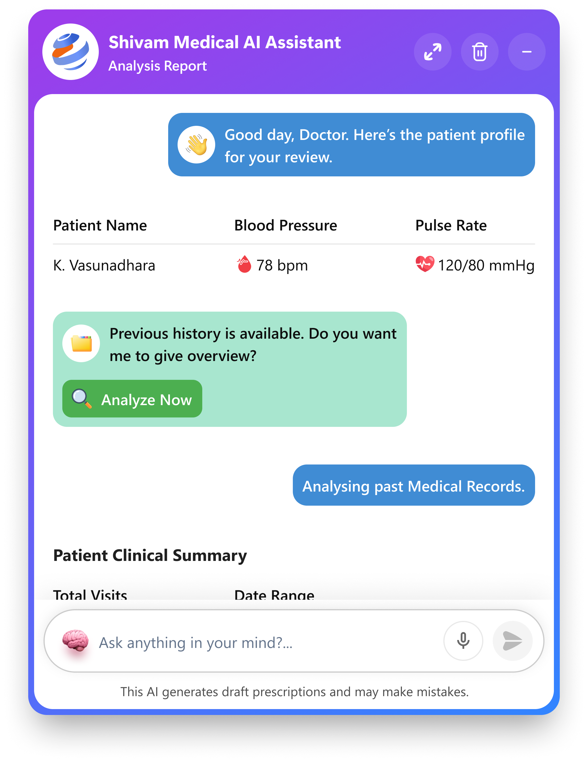 AI Assistant Mobile View